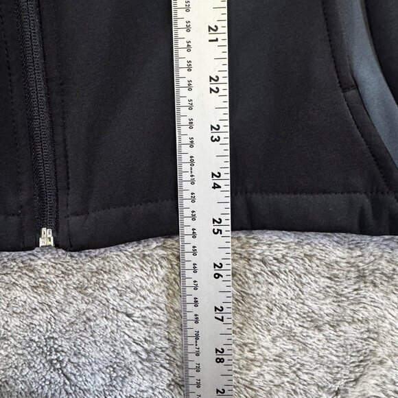 Snozu women's black and gray fleece-lined soft shell jacket Sz L - Picture 6 of 7